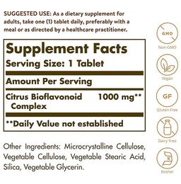 Solgar Citrus Bioflavonoid Complex 1000mg Tablet