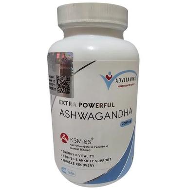 Advitamins Extra Powerful Ashwagandha 2000mg Tablets (60 Each)