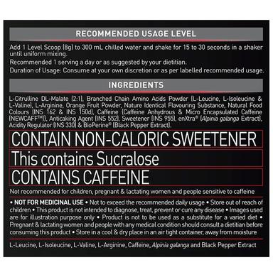 MuscleBlaze MB Pre-Workout 300 | With Citrulline & Arginine | For Energy & Recovery | Melon Twist Powder