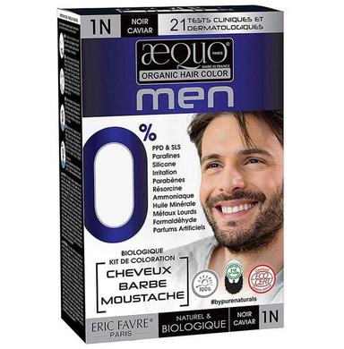 Aequo Organic Hair Color Men Jet Black 1N