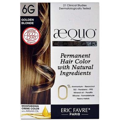 Aequo Permanent Hair Color with Natural Ingreidents Golden Blonde