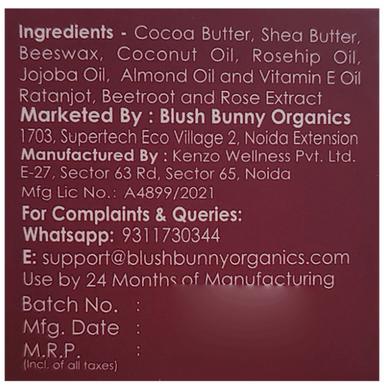 Blush Bunny Organics Lippi Lip Balm Beetroot Rose
