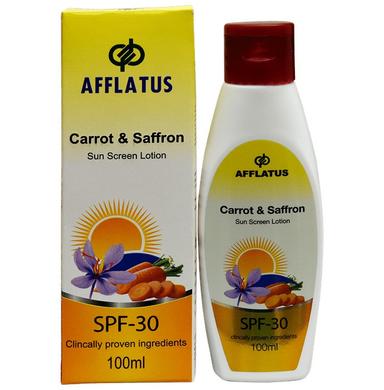 Afflatus Carrot and Saffron Sun Screen SPF 30 Lotion
