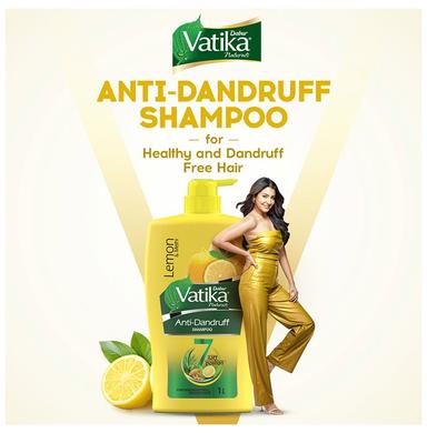 Dabur Vatika Naturals Lemon & Methi Anti Dandruff Shampoo