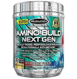 Muscletech Performance Series Amino Build Next Gen Clinically Dosed BCAA Formula Icy Rocket Freeze