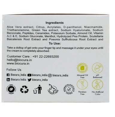 Biocura Toning and Soothing Under Eye Gel