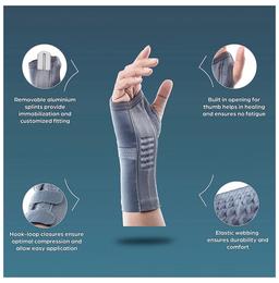 Agarwals Elastic Wrist Splint Left Hand Small