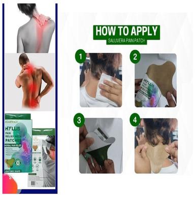 Agarwals Hyllis Herbal Neck Pain/Cervical Shoulder Reliever & Self Heating Patch (10 Each)