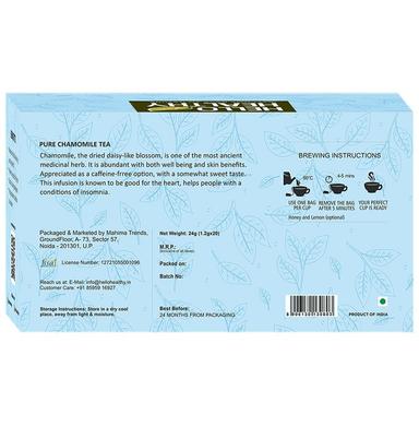 Hello Healthy Pure Chamomile Tea Bag (1.2gm Each)