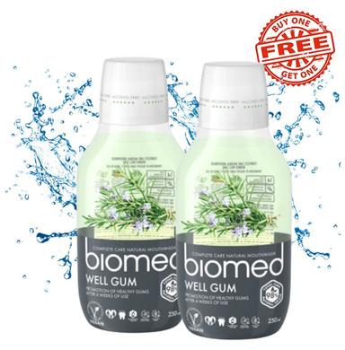 Biomed Complete Care Natural Foam Mouthwash (250ml Each) Well Gum Buy 1 Get 1 Free