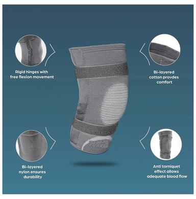Agarwals Knee Cap With Rigid Hinge Large