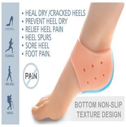 Agarwals Soft & Comfy Silicone Gel Heel Pad Foot Protector Socks for Pain Relief