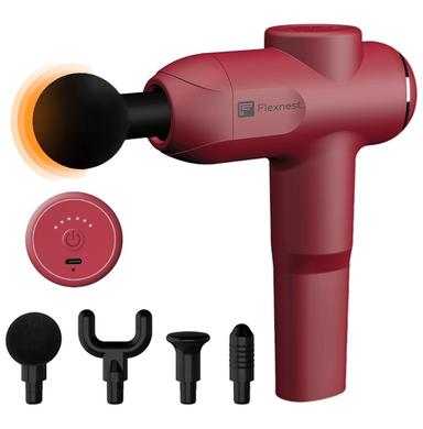 Flexnest Turbo Massage Gun For Body Pain Relief Red