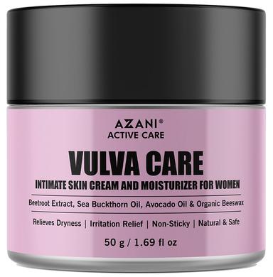 Azani Active Care Vulva Care Intimate Skin Cream and Moisturizer for Women
