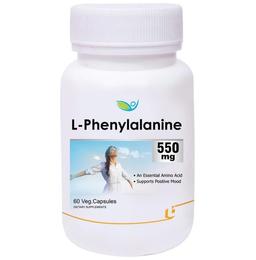 Biotrex L-Phenylalanine 550mg Veg Capsule