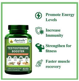 Agniveda Naturals Testosterone Booster Veg Capsule
