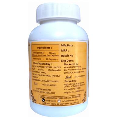 Ahaar Saar Organic Ashwagandha Capsule