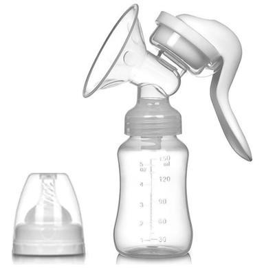 AHC Manual Massage Breast Feeding Pump with Bottle and Nipple