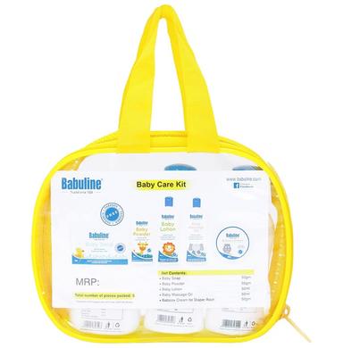 Babuline Baby Care Kit | Baby Soap, Baby Powder, Baby Lotion, Baby Massage Oil & Babziox Diaper Rash Cream