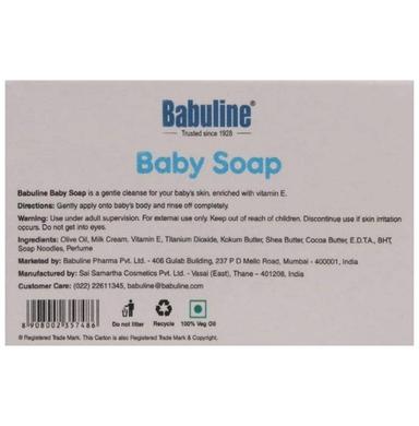 Babuline Baby Soap 50gm Baby Powder 50gm for New Born Babies Bath & Skin Essentials Combo Value Pack for Babies