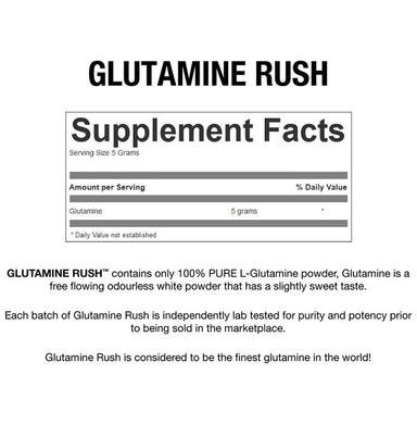 BioX Unflavoured Glutamine Rush Powder