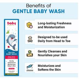 Baby Organo Combo Pack Of Gentle Baby Wash (200ml) And Nourishing Body Lotion (200ml)