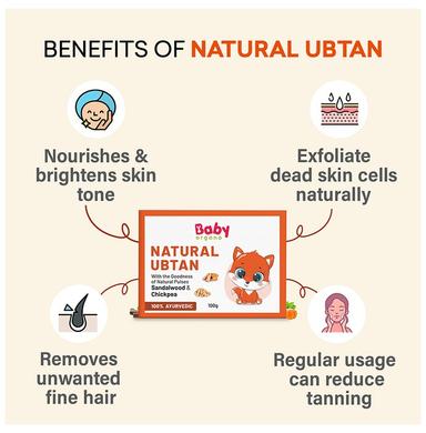 Baby Organo Natural Ubtan Sandalwood & Chickpea