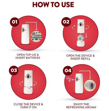 Air Wick Rose and Saffron Automatic Air Freshener Refill