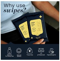 MyMuse Swipes Intimate Cleansing Wipes for Men (10 Each)
