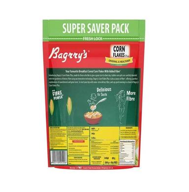 Bagrry's Corn Flakes Plus with Fibre for Overall Health