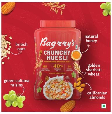 Bagrry's Crunchy Muesli with Almonds, Raisins & Honey