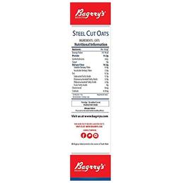 Bagrry's Steel Cut Oats for Weight Management & Cholesterol Reduction