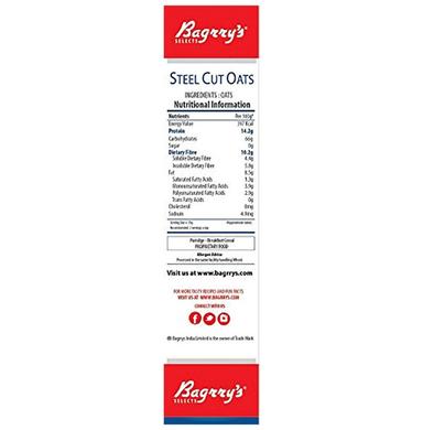 Bagrry's Steel Cut Oats for Weight Management & Cholesterol Reduction