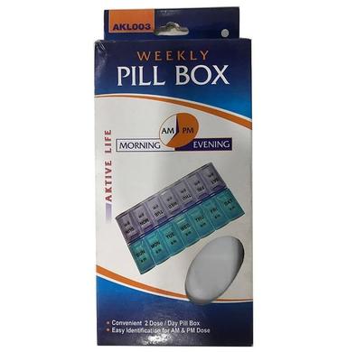 Aktive Life Weekly Pill Box
