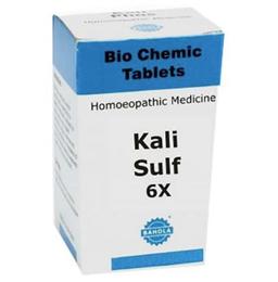 Bahola Kali Sulf Biochemic Tablet 6X