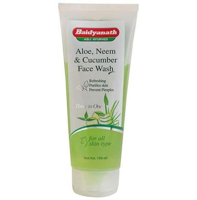 Baidyanath (Jhansi) Aloe, Neem & Cucumber Face Wash