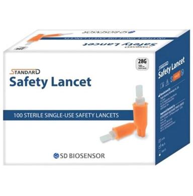 Standard Safety Lancet 28G