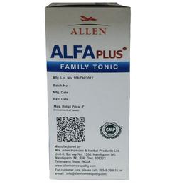 Allen Alfa Plus Sugar Free Family Tonic