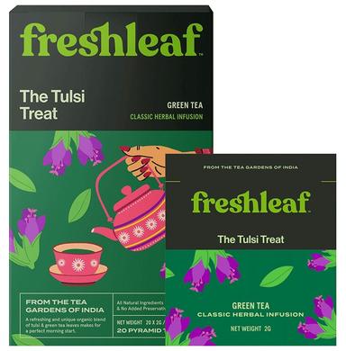 Freshleaf Combo Pack of Moroccan Mint Green Tea Bag (20) & The Tulsi Treat Green Tea Bag (20)