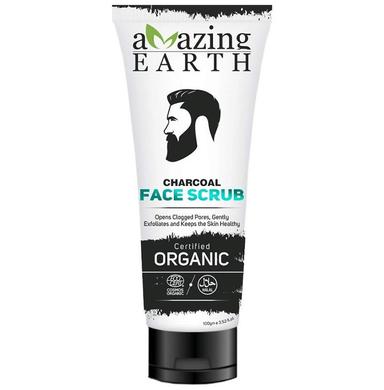 Amazing Earth Charcoal Face Scrub for Men