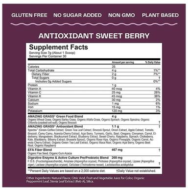 Amazing Grass Greens Blend Antioxidant Powder Sweet Berry