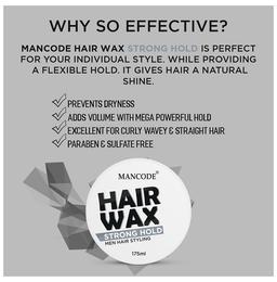 Mancode Hair Wax Strong Hold