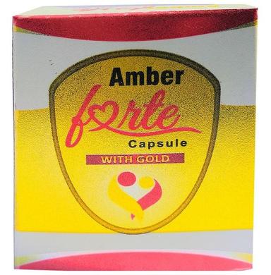 Amber Forte Capsule with Gold
