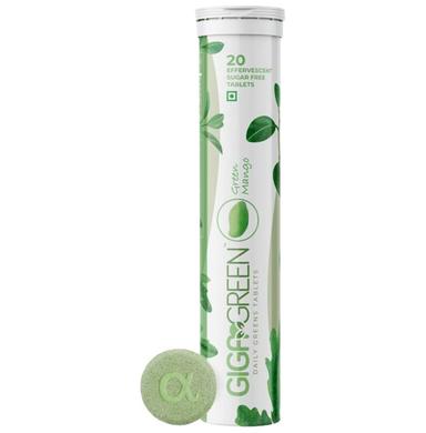 Anisue Healthcare Gigagreen Effervescent Tablet (20 Each) Green Mango