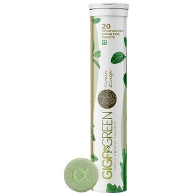 Anisue Healthcare Gigagreen Effervescent Tablet (20 Each) Lemony lime