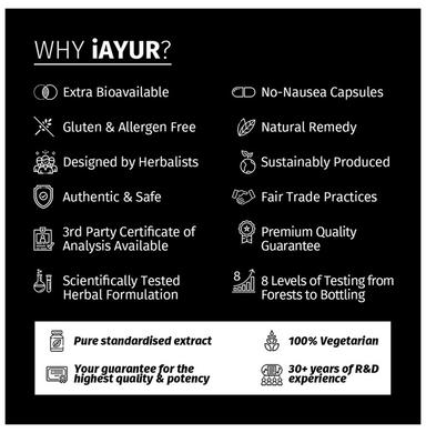 iAYUR Shilajit Extract 500mg Veg Capsule