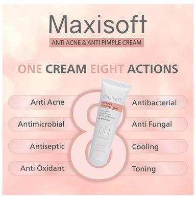 Maxisoft PH Balanced Anti Acne & Anti Pimple Cream (25gm Each)
