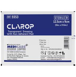 Medica Clarop Transparent Dressing with Non Adherent Pad 9cm x 12.5cm