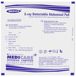 Medica X-Ray Detectable Abdominal Pad Sterile E/O 30cm X 30cm X 8 Ply
