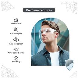 Care View Goggle Style Clear Vision Protective Face Shield Transparent